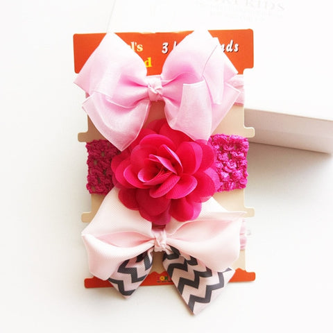 Image of 3pcs/set Baby Headband Girls Hair Accessories