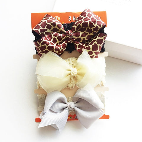 Image of 3pcs/set Baby Headband Girls Hair Accessories