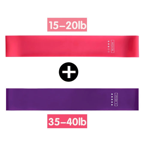 Image of 5pcs Elastic Bands For Fitness Gum Exercise Gym