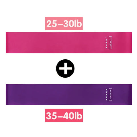 Image of 5pcs Elastic Bands For Fitness Gum Exercise Gym