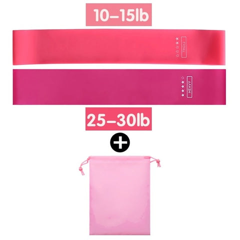 Image of 5pcs Elastic Bands For Fitness Gum Exercise Gym