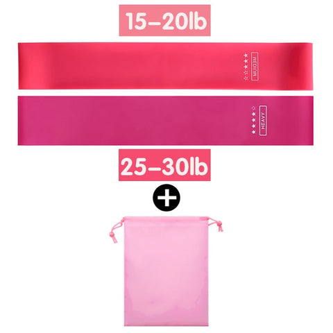 Image of 5pcs Elastic Bands For Fitness Gum Exercise Gym