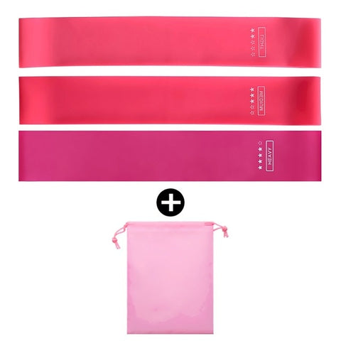 Image of 5pcs Elastic Bands For Fitness Gum Exercise Gym