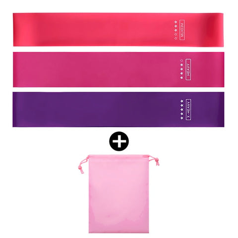 Image of 5pcs Elastic Bands For Fitness Gum Exercise Gym