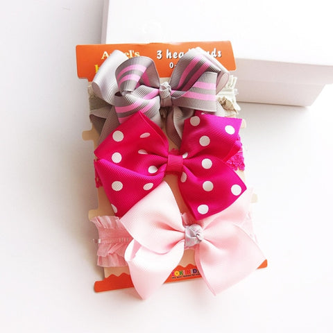 Image of 3pcs/set Baby Headband Girls Hair Accessories