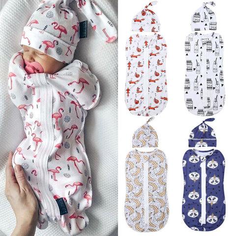 Image of 2PCS Soft Baby Swaddle Muslin Blanket