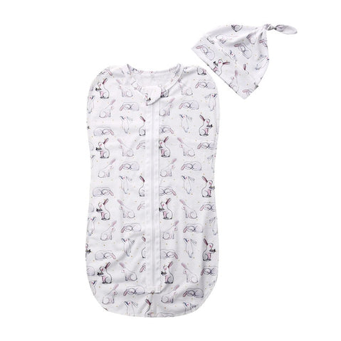 Image of 2PCS Soft Baby Swaddle Muslin Blanket