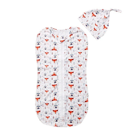 Image of 2PCS Soft Baby Swaddle Muslin Blanket