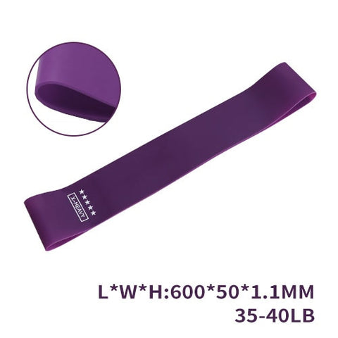 Image of 5pcs Elastic Bands For Fitness Gum Exercise Gym