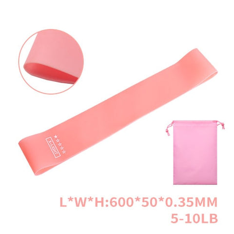 Image of 5pcs Elastic Bands For Fitness Gum Exercise Gym