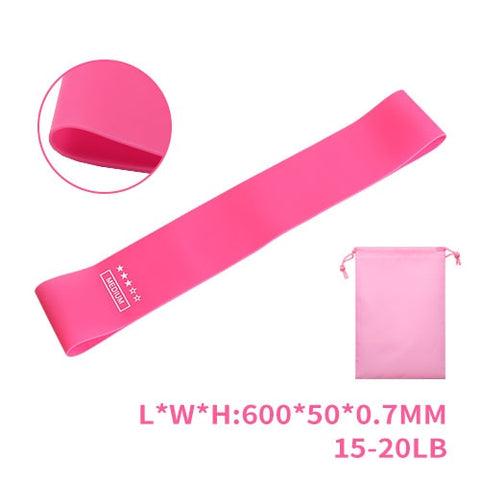 Image of 5pcs Elastic Bands For Fitness Gum Exercise Gym