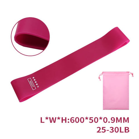 Image of 5pcs Elastic Bands For Fitness Gum Exercise Gym