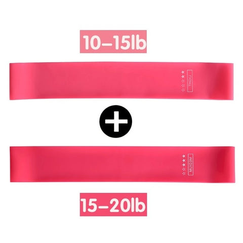 Image of 5pcs Elastic Bands For Fitness Gum Exercise Gym