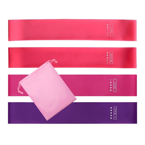 Image of 5pcs Elastic Bands For Fitness Gum Exercise Gym